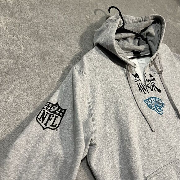Jacksonville Jaguars Sweatshirt Mens XXL 2XL Grey Nike Player Worn On Field Team - Picture 3 of 11